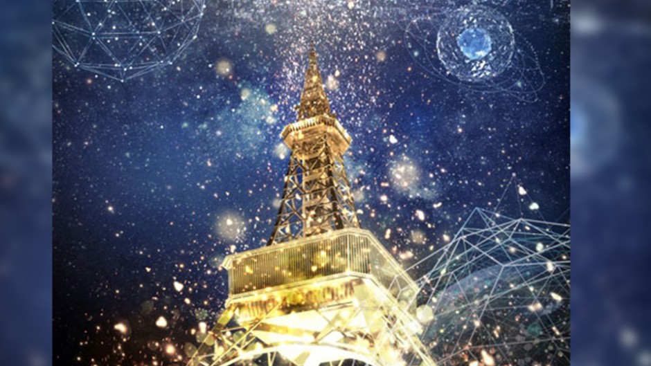 テレビ塔がクリスマスに向けてライトアップ「NAGOYA AKARI NIGHT」