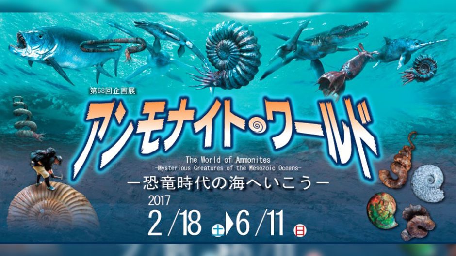 恐竜時代の海の世界を感じよう！茨城県でアンモナイト・ワールド開催！