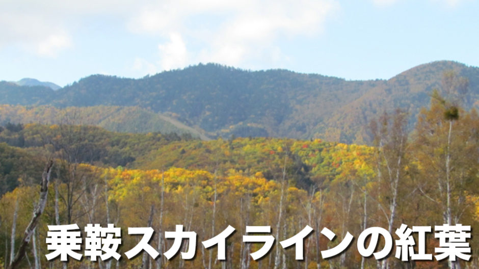 岐阜県と長野県の県境　乗鞍スカイラインで見たことのない紅葉を体験しよう！2018年版