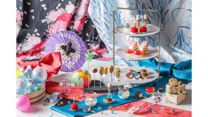 「浴衣de”屋台スイーツ”~色彩~」夏祭り気分でアフタヌーンティー