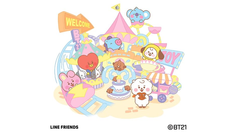 「BT21 MerryLand ～Welcome to our dreamy world!～」名古屋パルコで開催