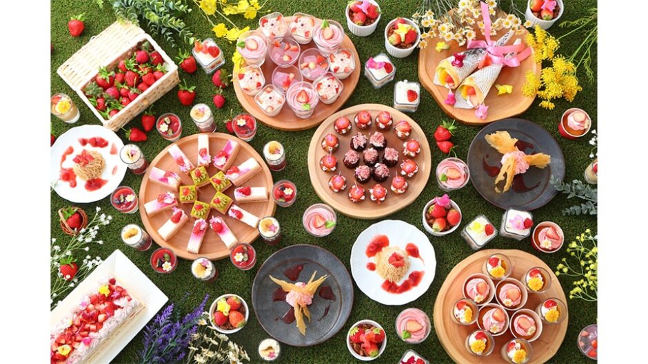 ストロベリースイーツ＆ランチブッフェ「Strawberry Garden in Bloom」名古屋プリンスホテル スカイタワーで開催