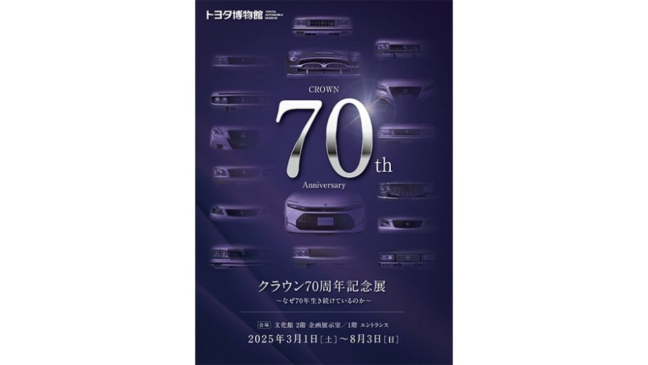 企画展「クラウン70周年記念展～なぜ70年生き続けているのか～」トヨタ博物館で開催