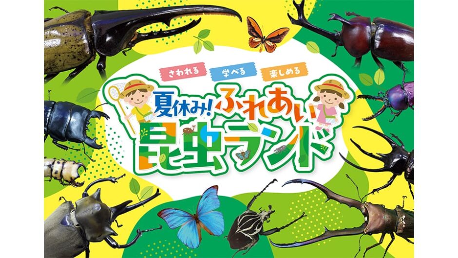 「夏休み!ふれあい昆虫ランド」星ヶ丘三越で開催