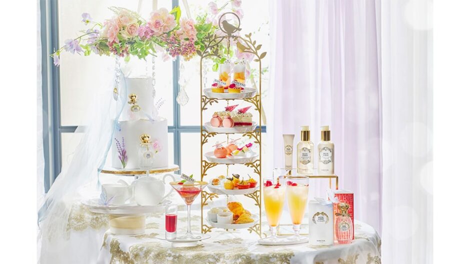 「プチシェリー‘ピーチ&ローズ’アフタヌーンティー」ストリングスホテル 名古屋で開催