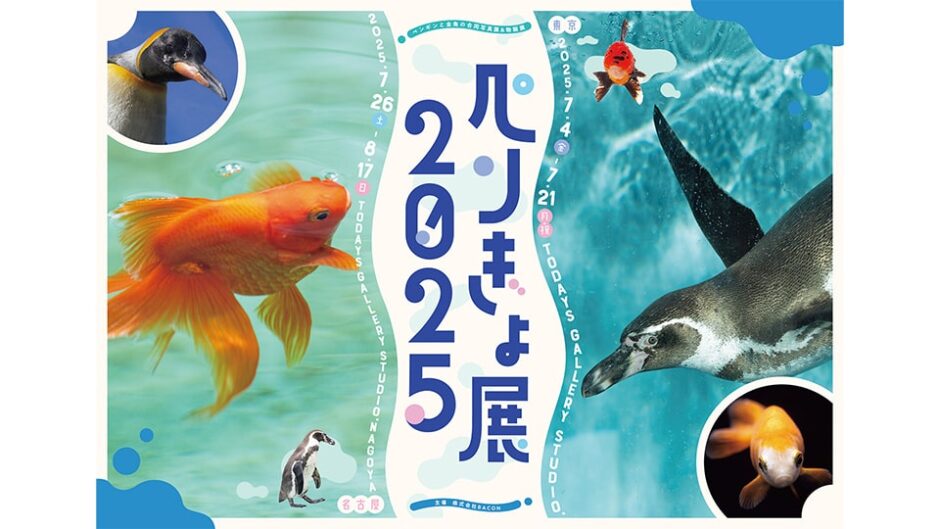 ペンギンと金魚の合同写真展&物販展「ペンぎょ展 2025 in 名古屋」開催