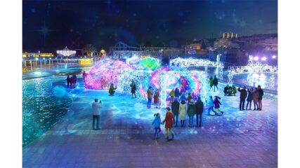 「ラグーナ イルミネーション 光と水のカーニバル」ラグーナテンボス ラグナシアで開催
