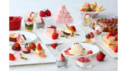 「いちご＆和スイーツ・ランチブッフェ」名古屋プリンスホテル スカイタワーで開催