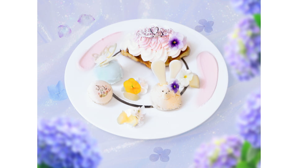 シンデレラドレスとあじさいフェア