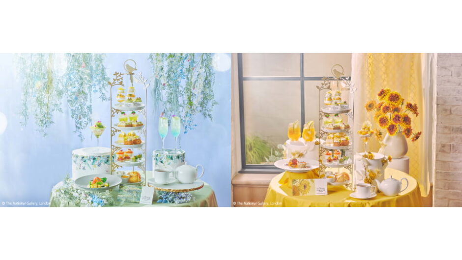 「THE NATIONAL GALLERY LONDON AFTERNOON TEA ～ Inspired by Monet ＆ Van  Gogh～」販売